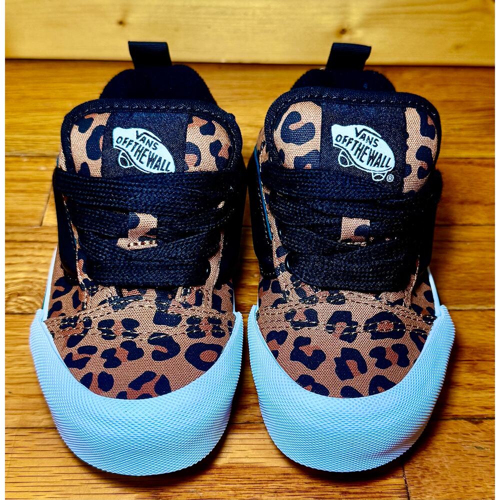 Vans Knu Skool Leopard Print Sneakers – Little Kids Size 11 – New in Box